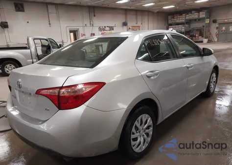 2018 Toyota Corolla Le from USA, damaged, VIN 5YFBURHE3JP817066